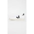 thumbnail image 3 of Tenis Veja V-10 Leather para hombre extra blanco/negro, 3 of 3