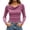 Pink, variant on Asxite Women Plus Size Fall Winter Tops Round Neck Long Sleeve Solid Pile Collar Waist Ruched Ribbed Shirts