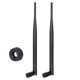 thumbnail image 1 of Antena BINGFU 4G LTE RP-SMA macho de 5 dBi, paquete de 2, 1 of 6