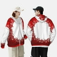 thumbnail image 6 of Gaeub Winter Christmas Snowflake Men's and Women's UPF 50+ Long-Sleeved Sun Protection Clothing, Fishing Shirt Long Sleeve Zip - Large, 6 of 9