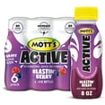 thumbnail image 3 of (4 pack) Mott's Active Blastin' Berry Hydrating Juice Beverage, 8 fl oz, 6 Count Bottles, 3 of 21