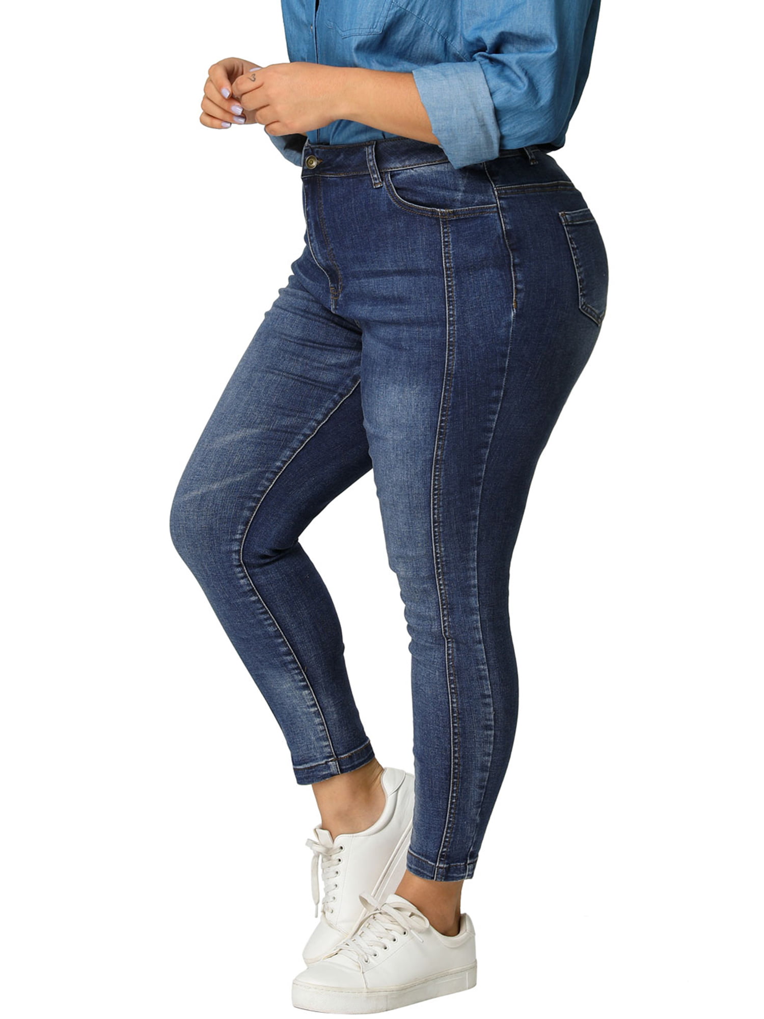 Best Deal for Zxrwany Pregnancy Jeans Extender Light Blue Skinny Jeans