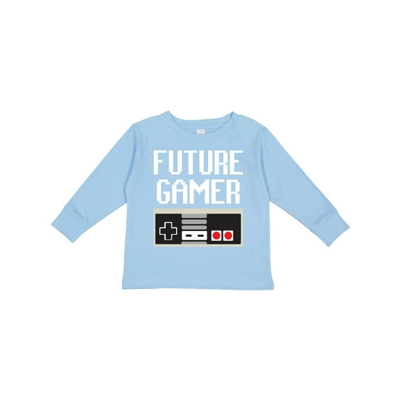 Inktastic Future Gamer. Boys or Girls Long Sleeve Toddler T-Shirt