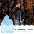 thumbnail image 6 of TUIBELYN 20Pcs Disposable Rain Poncho Outdoor Camping Raincoats Adult Raincoat with Hood, 6 of 9