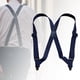 thumbnail image 3 of Tirantes para hombre, cómodos tirantes elásticos para pantalones vaqueros, tirantes ajustables para Azul marino, 3 of 9