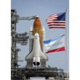 thumbnail image 2 of Space Shuttle Endeavour on the launch pad at Kennedy Space Center Poster Print, 2 of 2