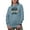 Light Blue, variant on I Like Orcas and Maybe 3 People, Introvert Orca Lover, White Hooded Sweatshirt or Hoodie, Medium