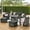 Black, variant on Vcatnet Outdoor Patio Furniture 7 Pieces Sectional Sofa with Fire Pit Table All Weather Wicker Conversation Set with Swivel Glider Rockers and Ottoman for Porch, Backyard, Black