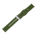 thumbnail image 3 of Uxcell Silicone Watch Band 21mm Soft Rubber Watch Strap with Plated Stainless Steel Buckle for Men Women, Green, 3 of 6