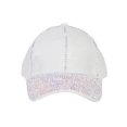 thumbnail image 2 of Top Headwear Glitter Stud Baseball Cap - White, 2 of 4