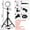 A, variant on LED Ring Light Extendable Tripod Stands & Cell Phone Holder Camera Phone Holder Tripod Selfie Ring Light for Photography, Makeup, YouTube Video, Vlogging, Live Streaming