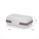 thumbnail image 5 of 4 Pack Travel Soap Holder Soap Box with Drain Tray Leakproof Bar Soap Case Portable Soap Dish with Lid for Travel Camping Fitness Hiking Jikaix, 5 of 5