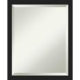 thumbnail image 2 of Amanti Art Grace Brushed Metallic Black Narrow Framed Wall Mirror - 17.88 x 21.88 in, 2 of 5