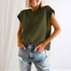 thumbnail image 2 of Suéteres de otoño para mujer Color sólido Básico Casual Ajuste holgado Traje de vacaciones de talla grande, 2 of 9