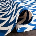 thumbnail image 6 of Safavieh Dhurries Bentley Geometric Area Rug, Dark Blue/Ivory, 3' x 5', 6 of 11
