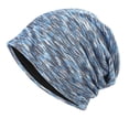 thumbnail image 1 of Sombreros de moda para mujer, de color liso, a rayas, de invierno, de punto, con diadema, gorro de punto para mujer, 1 of 2