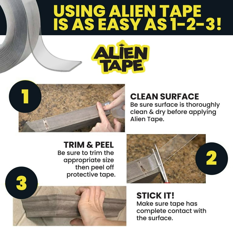 Alien Tape Double Sided Multipurpose Removeable Adhesive