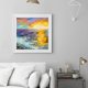 thumbnail image 4 of Cuadros Decorativos Seaside Sunset pintura al óleo por números Kit DIY pintura acrílica arte (B1314) Tmvgtek embutido en tela, 4 of 9