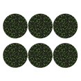 thumbnail image 2 of Pofeuu Cool Gamepad Print Leather Coasters Set of 6, Round Cups Mugs Mat Pad for Home Kitchen Heat Resistant Drink Coasters,Round Shape, 2 of 7