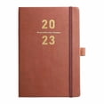 thumbnail image 1 of Xihbxyly Ofertas de Caja Abierta Planificador Calendario Inglés 2024 Anuario de Plan Diario Hardface A5, 1 of 1