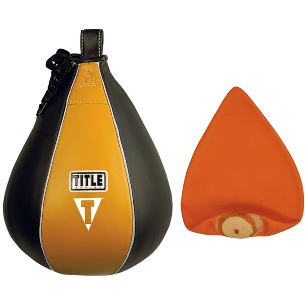 Title Boxing Leather Speed Bag and Bladder Large