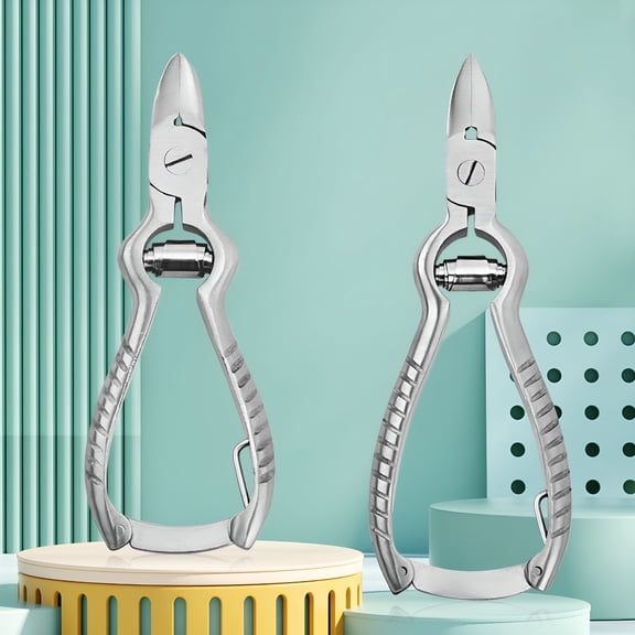 FACEGA Heavy Duty Podiatrist Toenail Clippers for Thick and Ingrown Nails, Stainless Steel Toe Nail Cutter for Adult