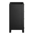thumbnail image 4 of Modway Dixie 24" Solid Wood Bathroom Vanity Cabinet with Tapered Legs in Black, 4 of 10