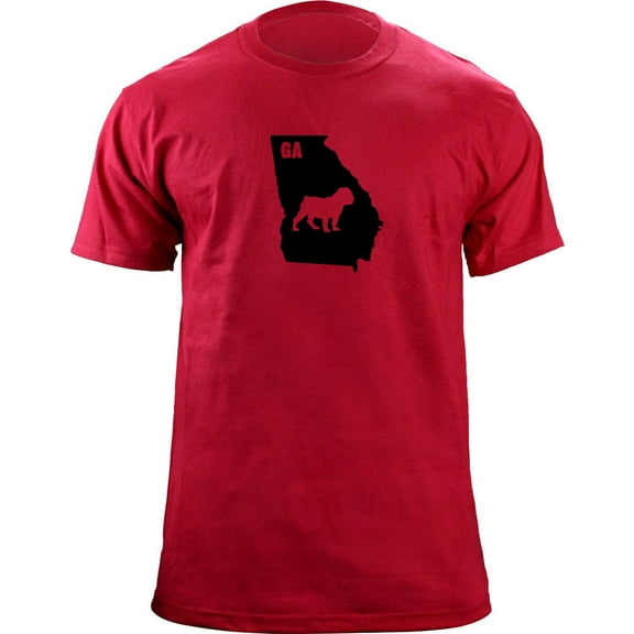 Vintage Original I Bulldog Georgia University Style State T-Shirt