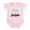 Petal Pink, variant on CafePress - Hot Rod Baby Count Infant Bodysuit - Baby Light Bodysuit, Size Newborn - 24 Months