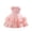 00-Pink584, variant on WOYY Baby Girls Formal Princess Dress Party Bow Sleeveless Satin Tutu Dress, Pink, Sizes 6M-3T