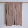 thumbnail image 5 of Quality Home Shiny Chenille Throw Blanket-80" Beige, 5 of 5