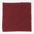 thumbnail image 6 of Fingercraft Dinner Napkins, 100% Cotton Dual Color Twill Chambray Hemstitched Cloth Napkin, 20in x 20in, 12 Pack, Burgundy Black, 6 of 7