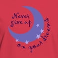 thumbnail image 3 of CafePress - NEVER GIVE UP ON DREAMS T Shirt - Women's Traditional Fit Dark T-Shirt, 3 of 4
