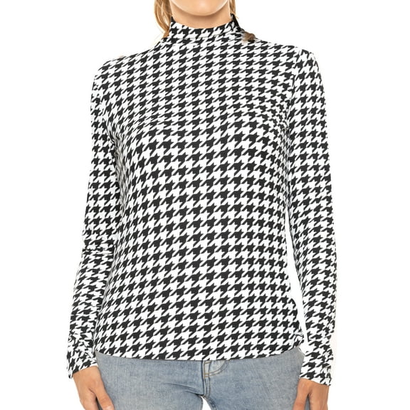 Stretch Is Comfort Women's Plus Oh so Soft Long Sleeve Mock Neck Top | Adult Xlarge-4x