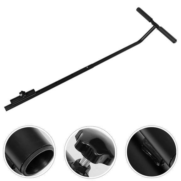 SWETRACE Trampoline Handlebar For Home Use Stainless Steel Black 1Pcs