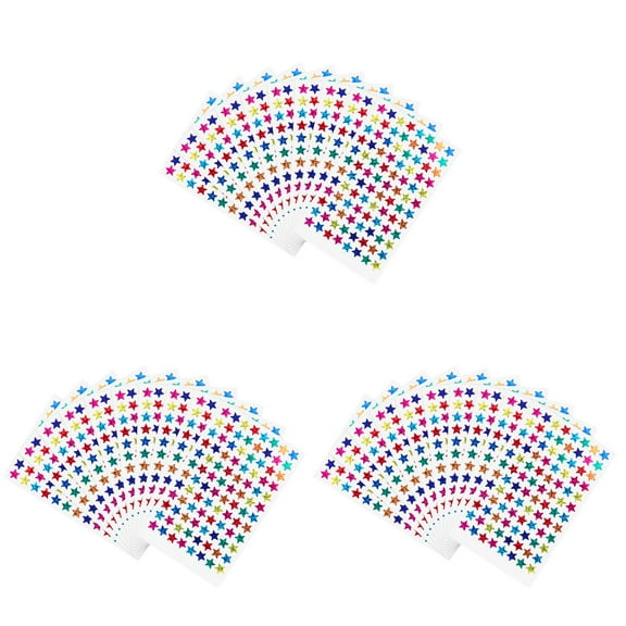 3 Count Nuolux Star Students Rewards Stickers Child