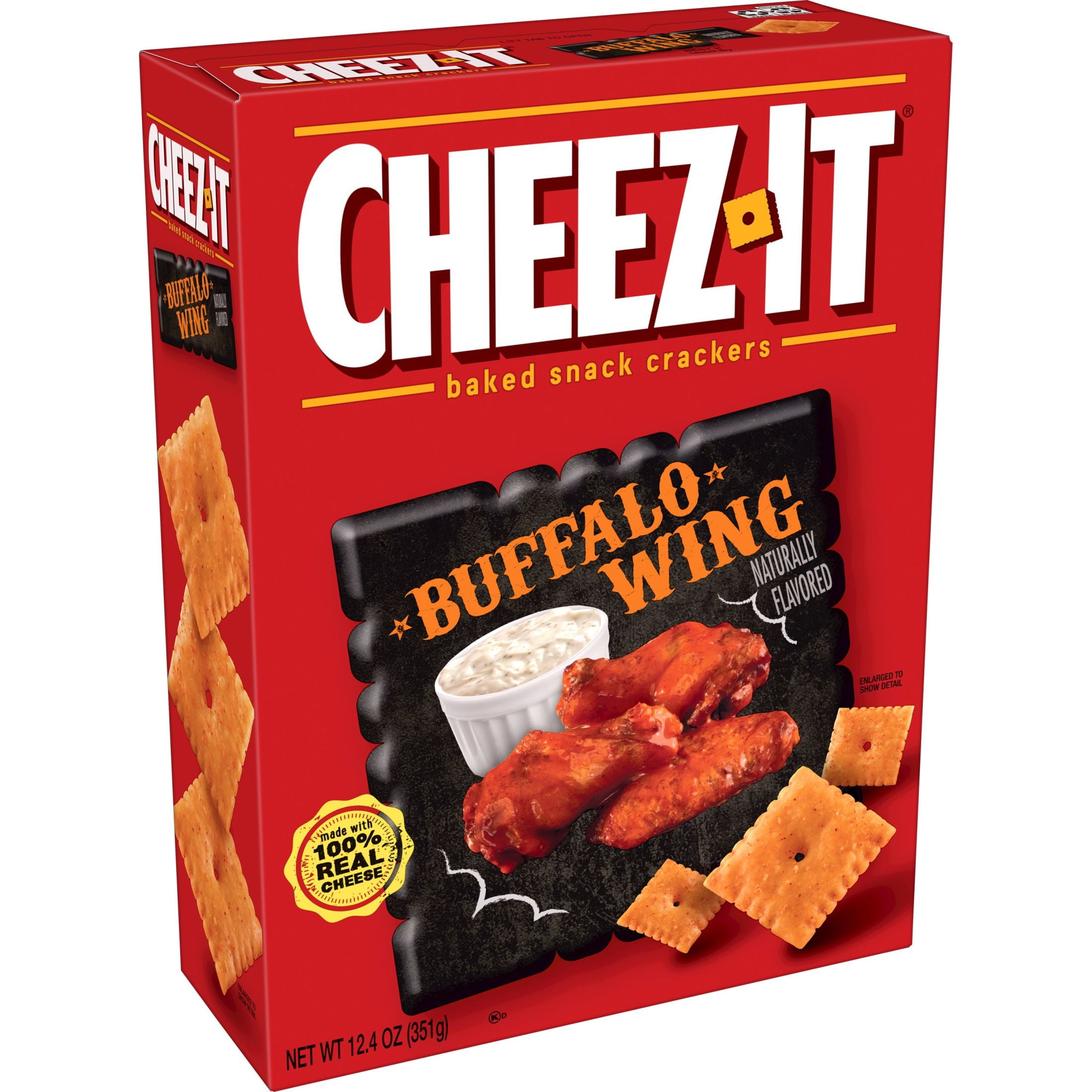 Cheez-It Cheese Crackers, Buffalo Wing, 12.4 oz