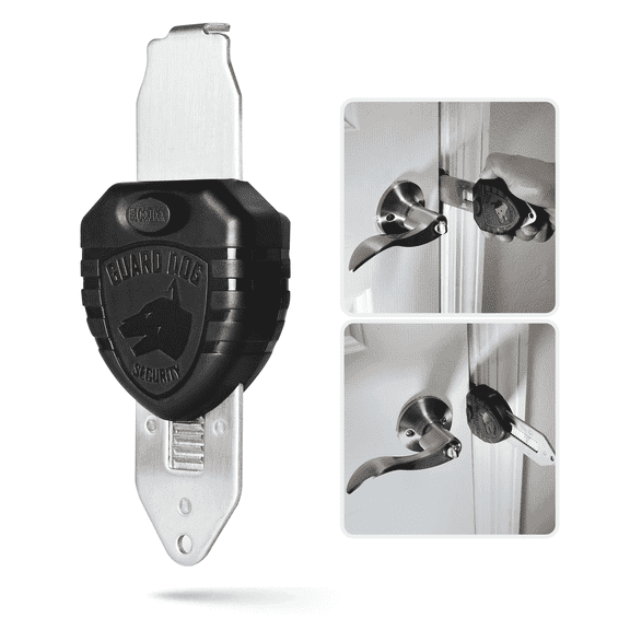 Blocklock Portable Door Locks for Travelers Security, Tough & Durable, Apartment and Home Door Security, Travel Essentials by Guard Dog Security, 2 Pack