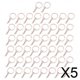 thumbnail image 1 of 5 X 50 Piezas De Llaveros Divididos Con Cadena Para Manualidades De Bricolaje, Accesorios Para Hacer Llaveros,, 1 of 8
