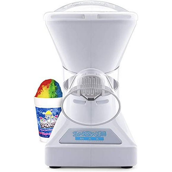 Little Snowie Max Snow Cone Machine - Premium Shaved Ice Maker, With Powder Sticks Syrup Mix, 6-Stick Kit