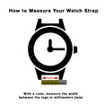 thumbnail image 5 of Bandini 18mm Rubber Watch Band, Black, Sport Fits Casio Databank and More, 2 Spring Bars Included, 5 of 5