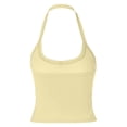 thumbnail image 5 of RMGVDSD Halter Tank Tops For Women Summer Camisole V Neck Slim Fit Ribbed Tank Top Sleeveless Casual Basic Shirts Solid Color Tops Camisole Blouses, 5 of 5