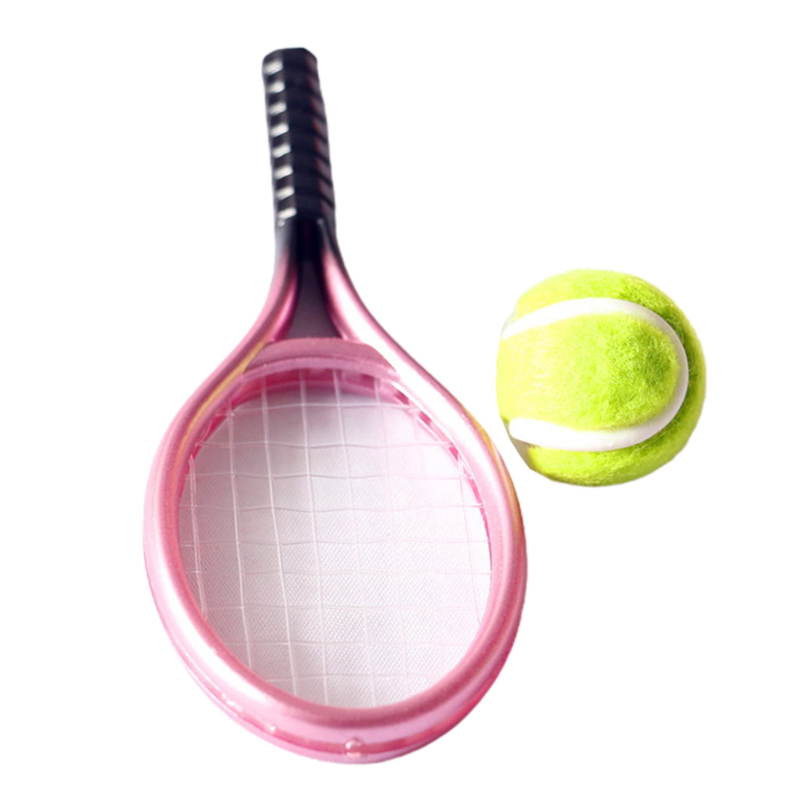 1/12 Dollhouse Miniature Sports Supplies Tennis Ball Racket Set Display ACCS 