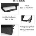 thumbnail image 3 of Red de almacenamiento duradera para bolso de coche, de cuero PU, bolsillo para asiento de coche, red de almacenamiento para asiento trasero de mascota (negro), 3 of 5