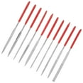 thumbnail image 4 of FONDOTIN Needle File Set with Red Rubber Handles for , Jewelry, Woodworking, Metalworking, and Craft Projects, 4 of 7