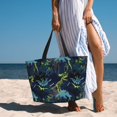 thumbnail image 6 of Fuzoiu Cartoon Dinosaur Print Waterproof Beach Tote Bag for Women Girls with Zipper,Sandproof Pool Swim Bag,Large Capacity Beach Travel Bag for Pool Swim Travel Everyday, 6 of 7