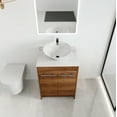 thumbnail image 2 of BNK 24 Inch Freestanding Bathroom Vanity with White Ceramic Sink, Modern Floor Standing Bathroom Vanity Set, Single Bathroom Vanity and Sink Combo, with 2 Doors, 2 of 10