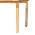 thumbnail image 5 of Baxton Studio Eveline Modern Natural Brown Finished Wood 43-Inch Dining Table, 5 of 8