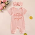 thumbnail image 2 of Gubotare Infant Clothes Girl Newborn Infant Baby Girl Summer Clothes Romper Cute Toddler Outfits for Girls 0 3 6 9 12 18 24 Months (Red,0-3 Months), 2 of 5