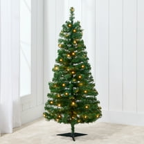 Best Choice Products 4ft Prelit Colored Christmas Tree, Artificial Tree Holiday Decor w/ LED Lights - Green Spruce